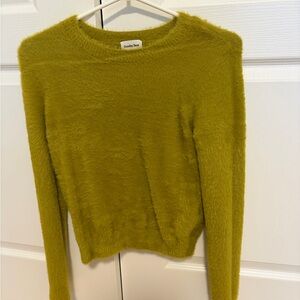 Sunday Best Fuzzy Olive Sweater